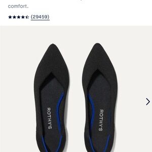 Rothy’s black point shoes-EUC